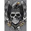 Diamond Painting -DIY Full Square Drill Skull Eagle