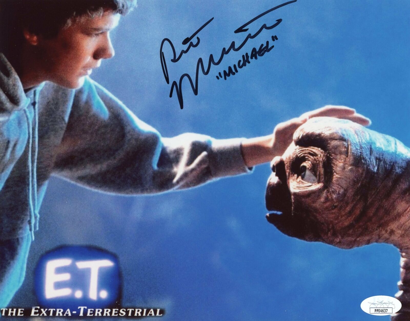 Robert MacNaughton MICHAEL E.T. 8x10 Photo Poster painting Signed Autograph JSA Certified COA