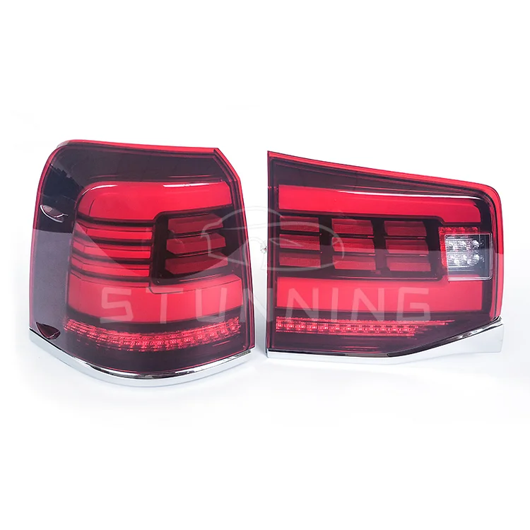 Upgrade full LED dynamic LC200 taillight taillamp for Toyota lc200 land cruiser FJ200 LC200 tail light 2016-2021 assembly ITN Auto