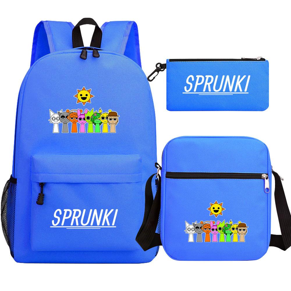 Mayoulove Sprunki Backpack Large Capacity Lightweight Design for School and Outdoor Activities-Mayoulove