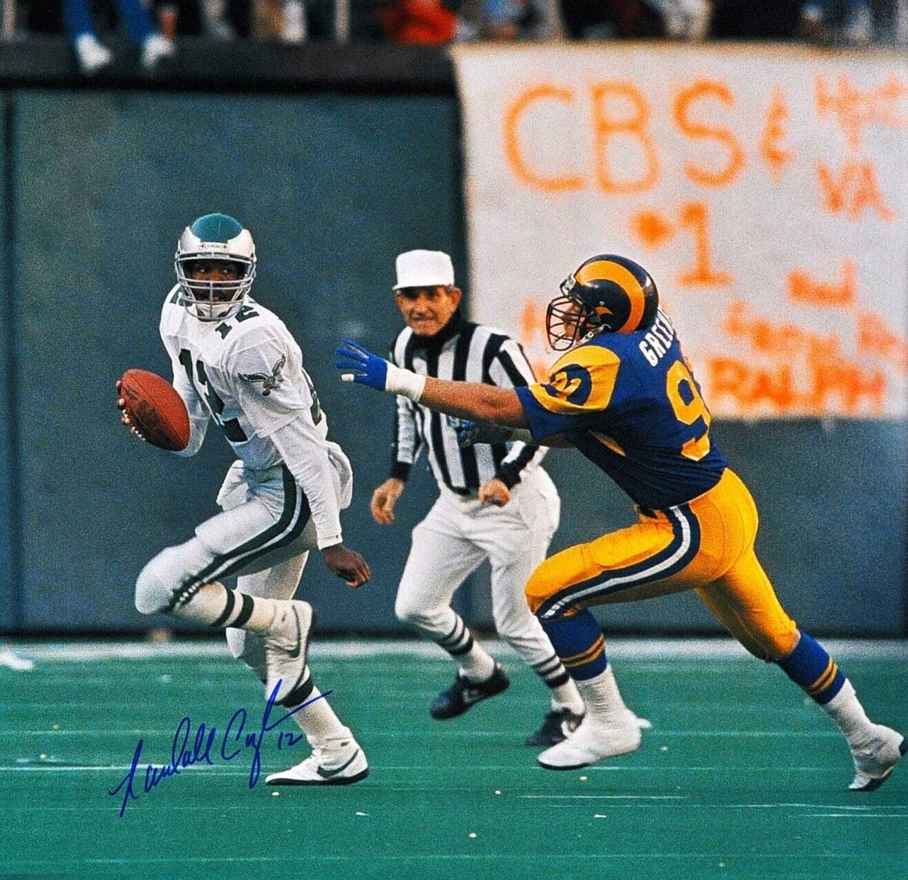 Randall Cunningham Autographed Signed 8x10 Photo Poster painting ( Eagles ) REPRINT