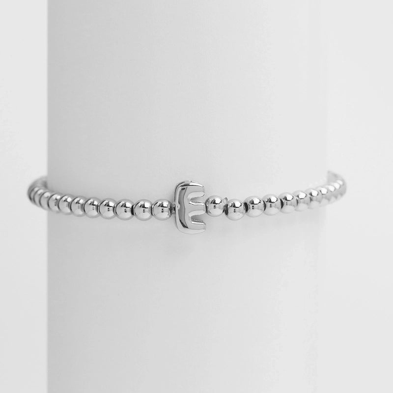 Copper Minimalist Plating Letter Bracelets