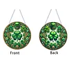 Diamond Painting Acrylic Four-Leaf Clover Window Hanging Pendant for Home Decor