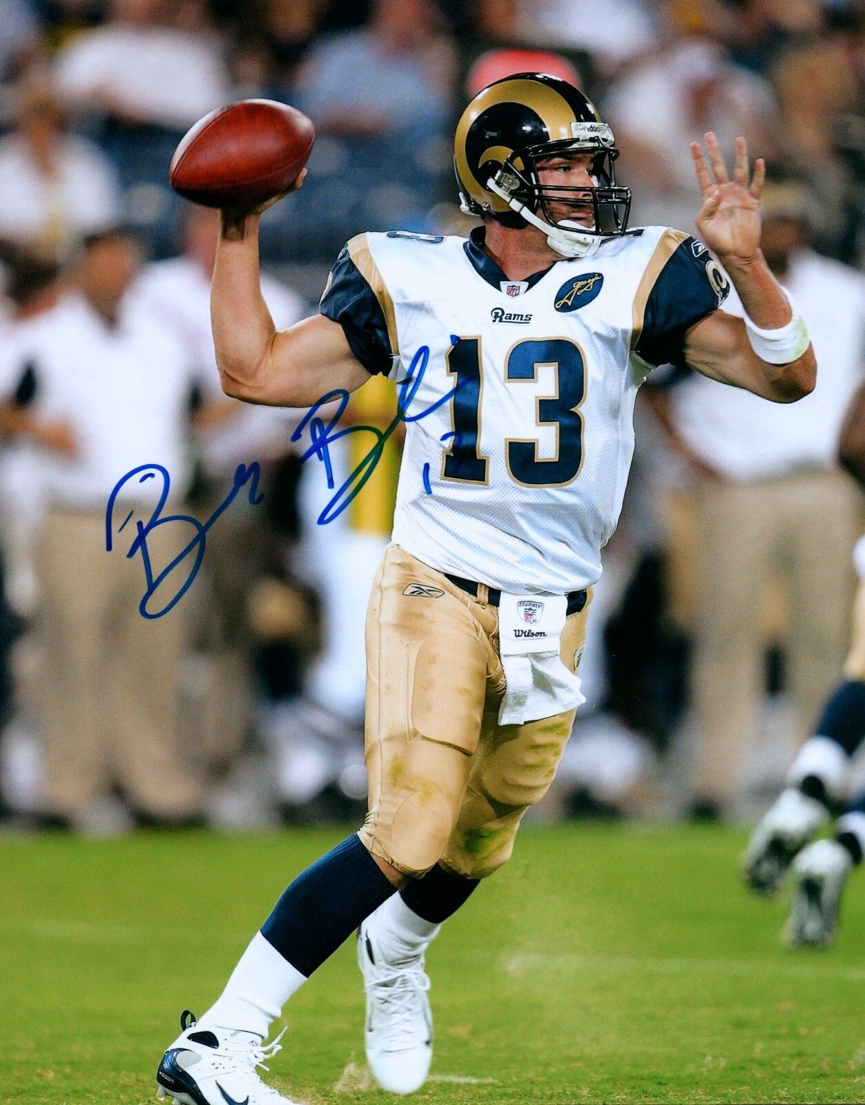 Brock Berlin St Louis Rams Hand Signed Autographed 8x10 Photo Poster painting COA