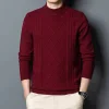 Turtleneck solid color sweater