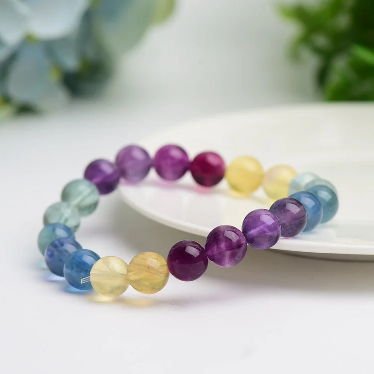 9mm   Fluorite Bracelet