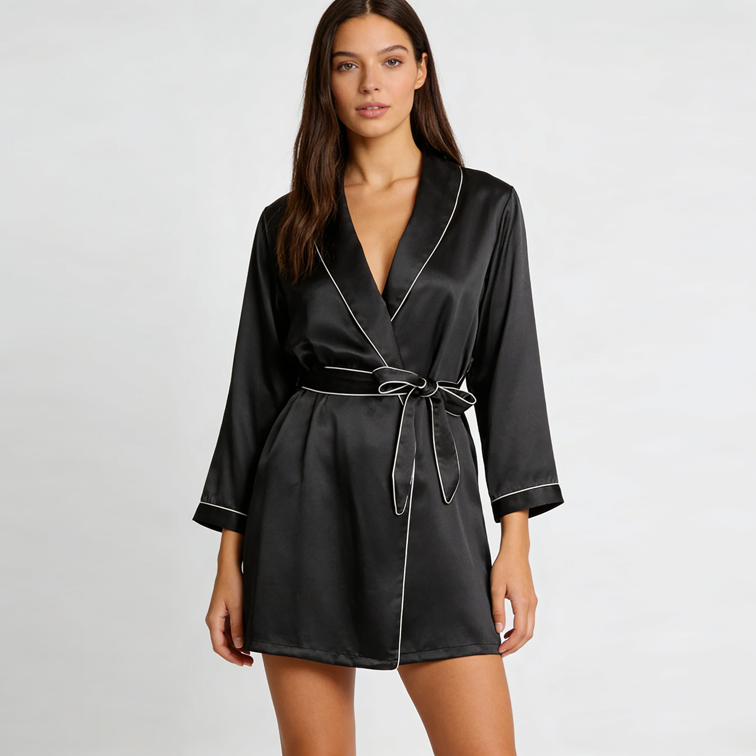 Premium 100% Mulberry Silk Robe Refined Elegance REAL SILK LIFE