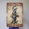 Cowboy - Panneaux en &eacute;tain m&eacute;tallique(30*40cm)