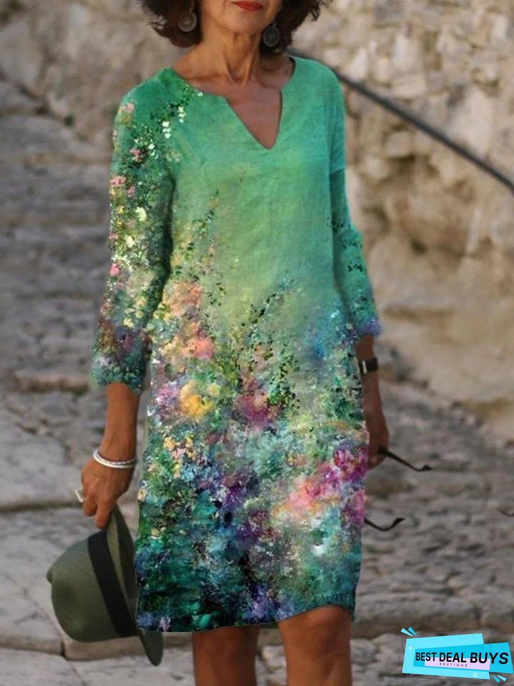 Individualized Fashion Loose Plus Size Dress