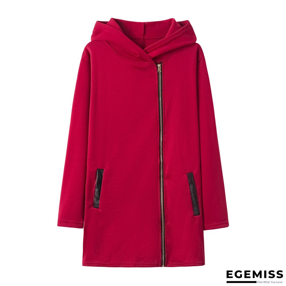 Elegant Plain Long Sleeve Outerwear | EGEMISS
