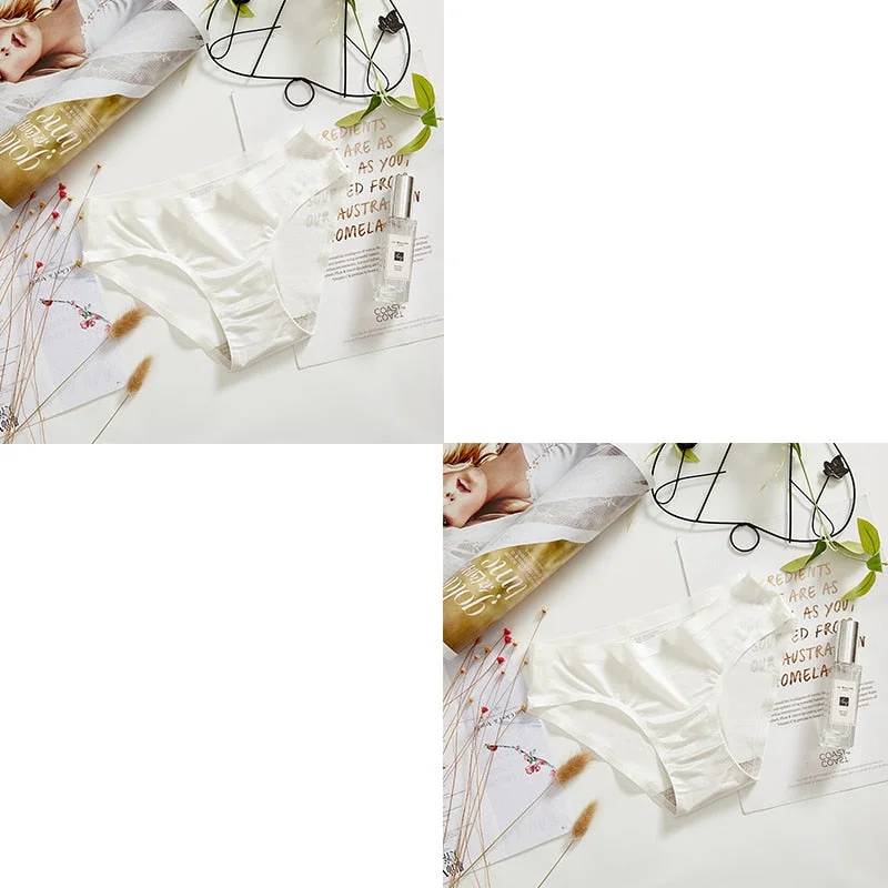 2 Pcs Sports Seamless Panties Woman Underwear Seamless Female Briefs Lingerie For Woman Underwear Wholesale New 2021 BANNIROU