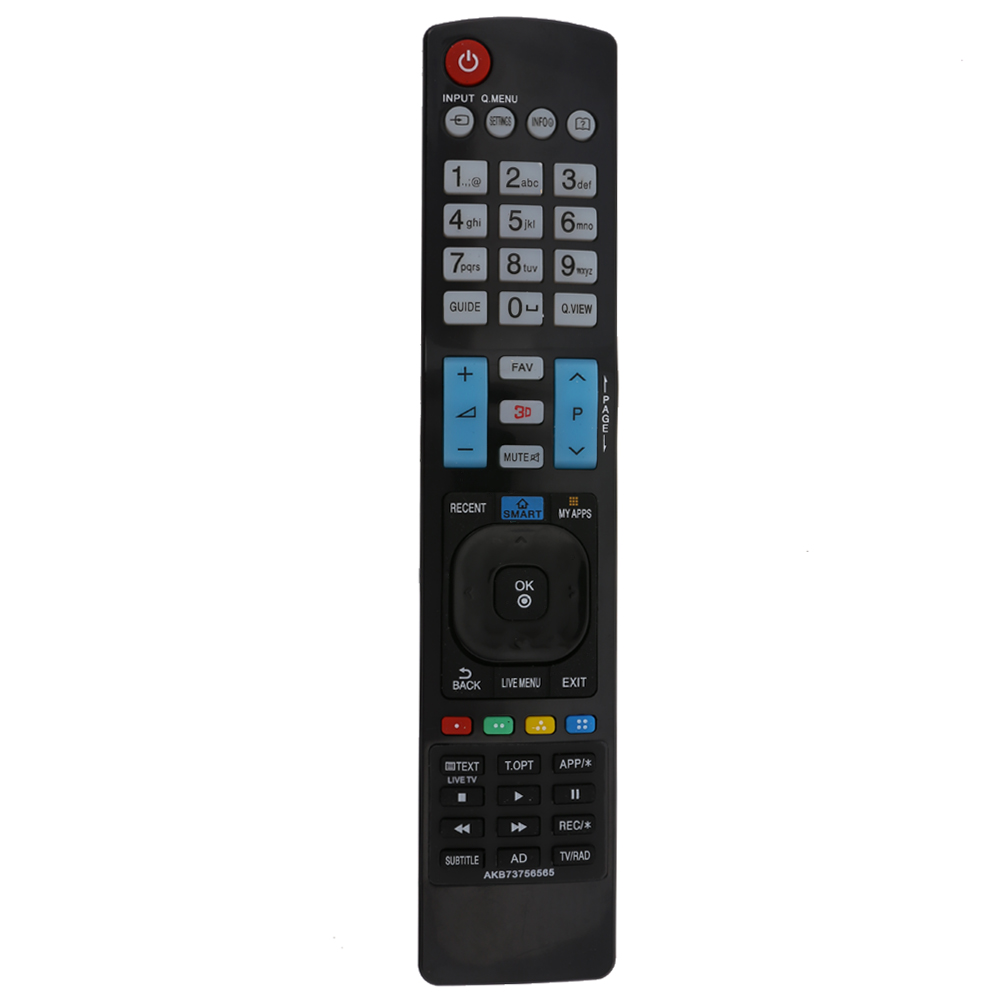 

3D SMART APPS TV Remote Control Replacement for LG AKB73756565 TV, 501 Original