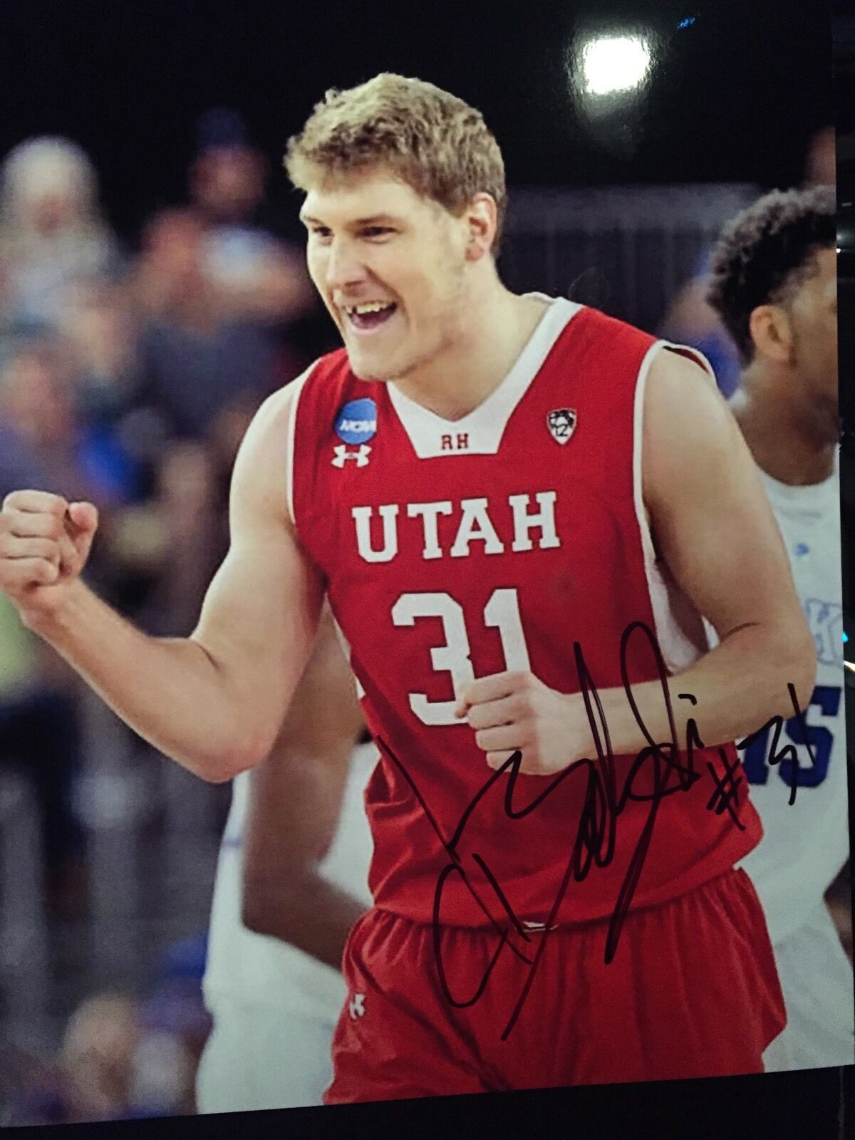 Dallin Bachynski UTAH UTES hand signed autographed 8x10 Photo Poster painting with COA