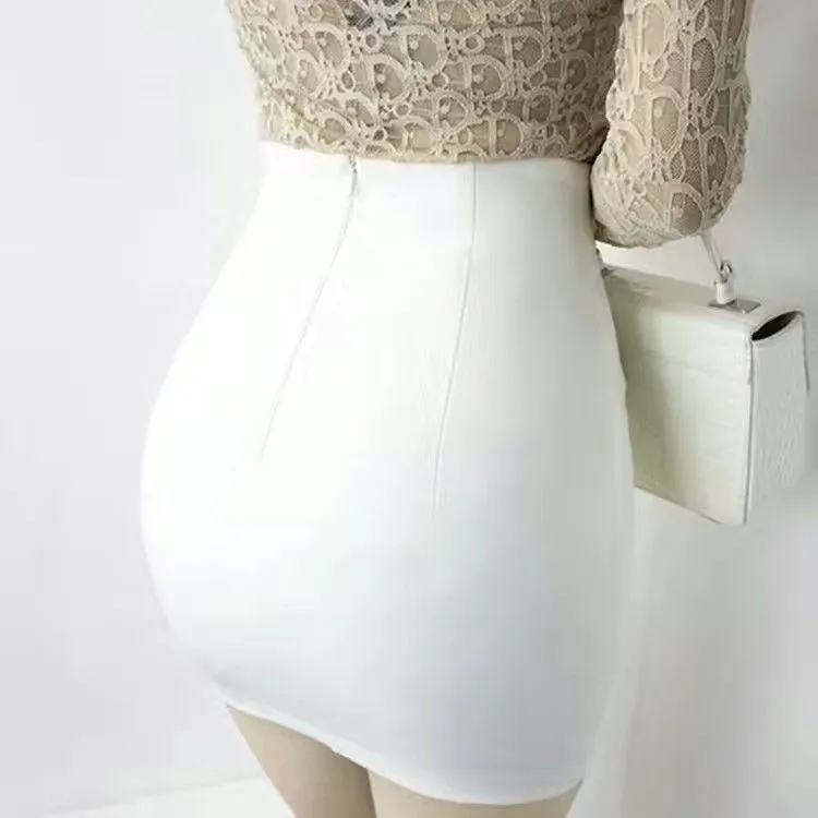 High-Waisted Bodycon Mini Skirt