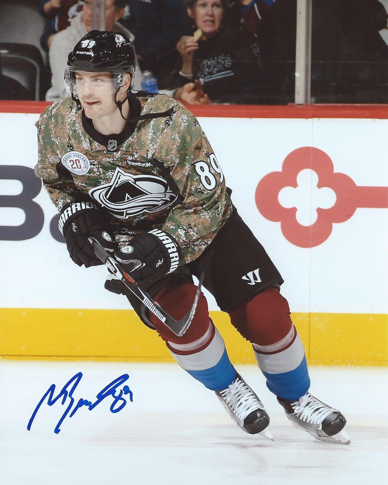 Mikkel Boedker Signed 8x10 Photo Poster painting Colorado Avalanche Autographed COA B