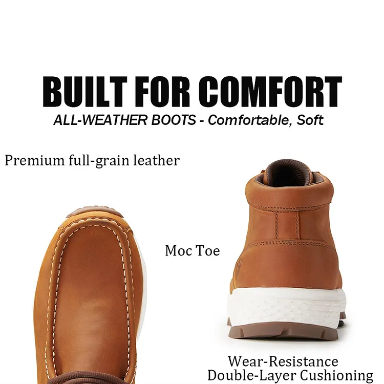 SUREWAY 620M Men\'s Sz 9 Metal Free Lace Slip Resistant Brown Chukka Boots NWT SUREWAY Mens Chukka Boots Fashion and Comfort Driving Shoes  main image 3