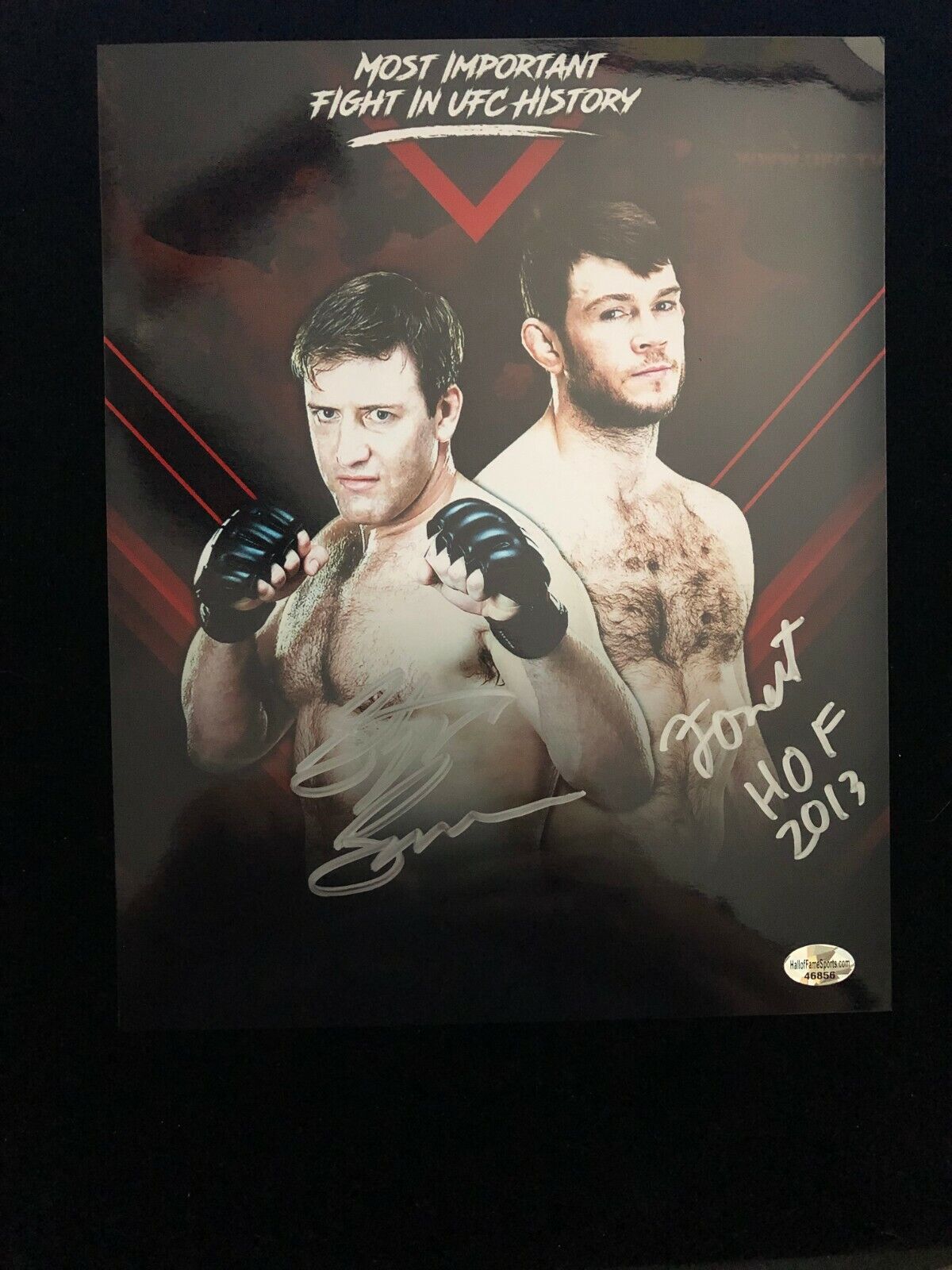 Forrest Griffin & Stephan Bonnar Signed Autographed 8x10 Photo Poster painting - COA - UFC - MMA