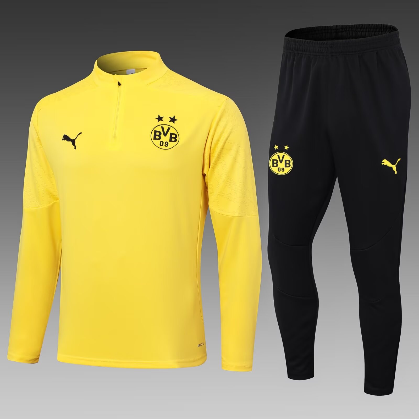 2024/2025 Dortmund Half-Pull Training Suit Yellow Football Shirt 1:1 Thai Quality mysite