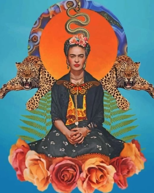

Frida Kahlo Collage – Paint By Numbers - 40*50CM, 501 Original