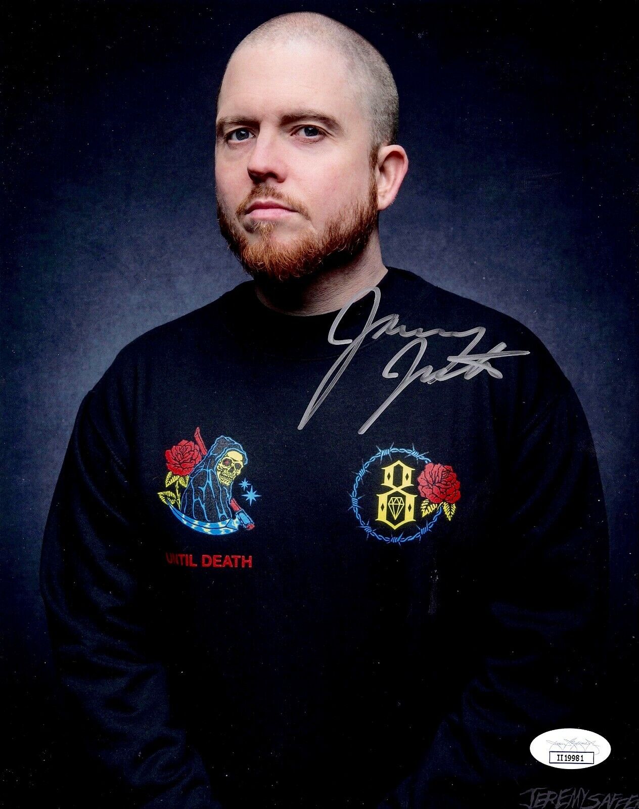 JAMEY JASTA Autograph SIGNED 8x10 Photo Poster painting HATEBREED Kingdom of Sorrow JSA CERT