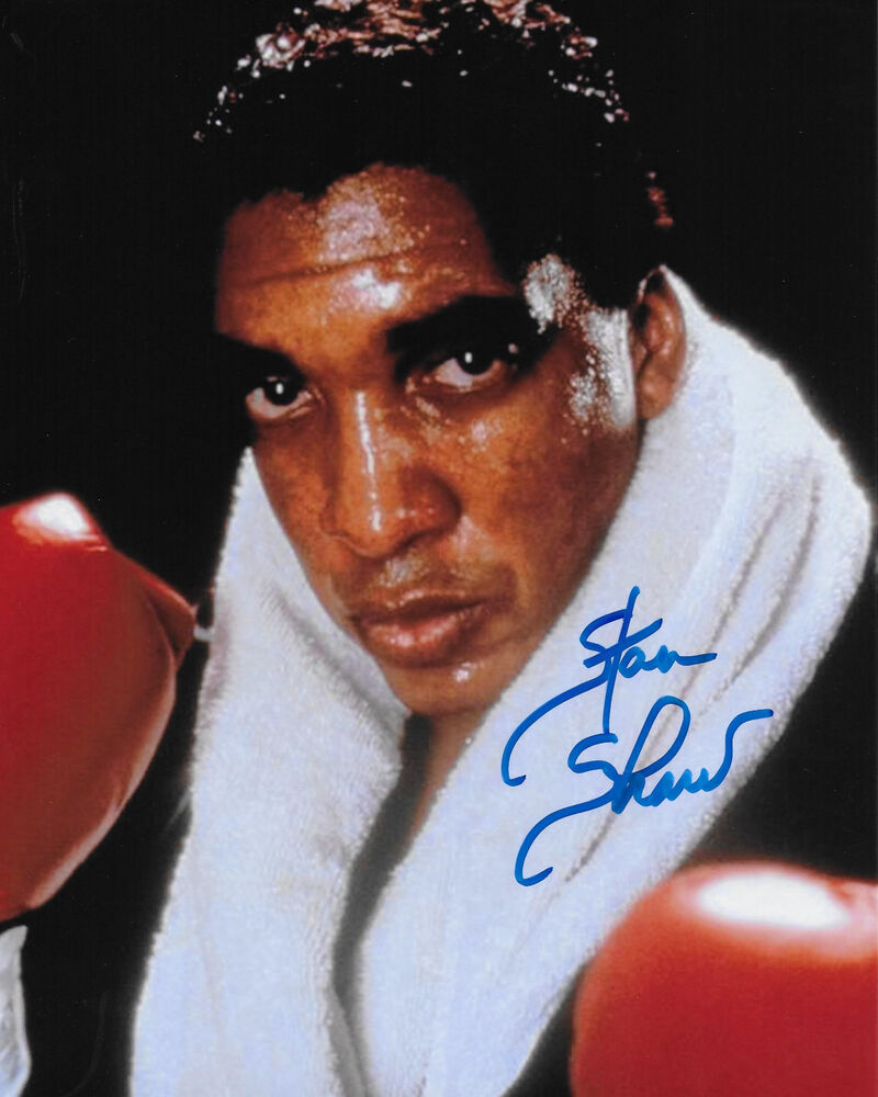 Stan Shaw Original In Person Autographed 8X10 Photo Poster painting - Rocky