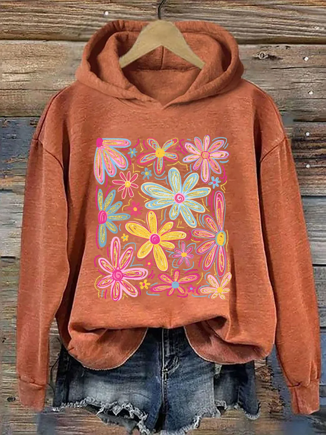 Floral Hoodie