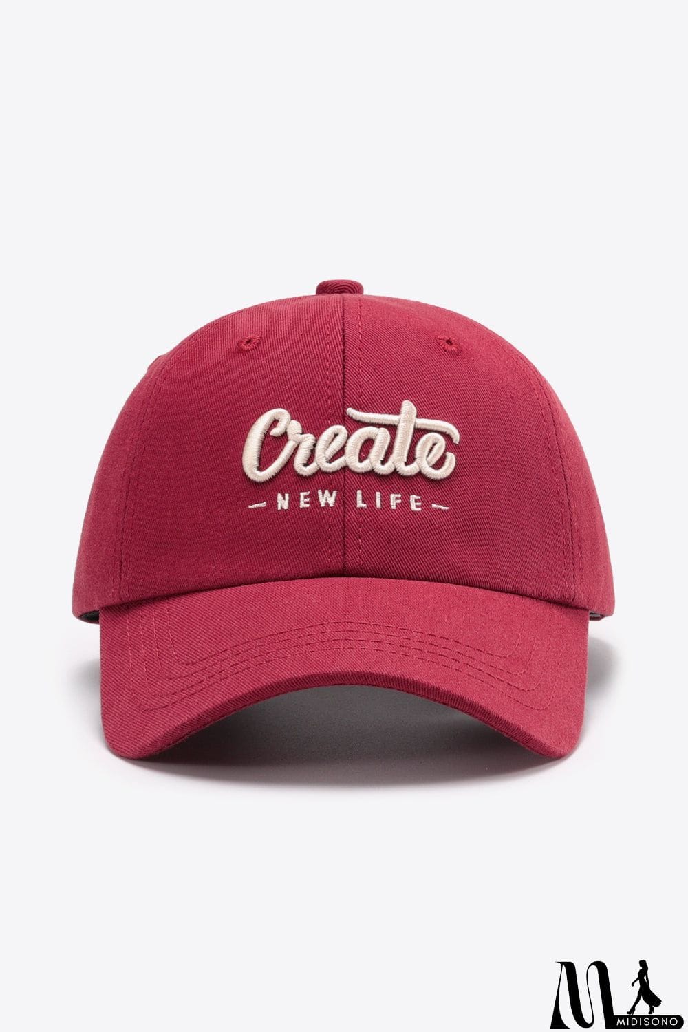 MidiSono - CREATE NEW LIFE Adjustable Cotton Baseball Cap