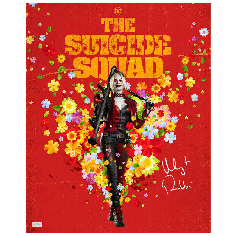 Margot Robbie Autographed The Suicide Squad Harley Quinn 16x20 Photo Poster painting