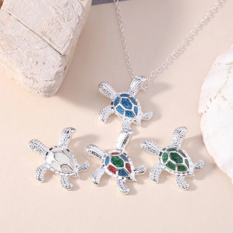 Copper Marine Style Tortoise Pendant Necklace2