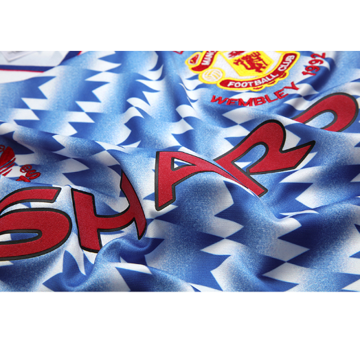 Retro 1992 Manchester United Long Sleeve LEAGUE CUP FINAL Football T-Shirt Thai Quality