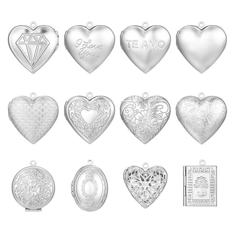 Retro Heart Shape Stainless Steel Plating Gold Plated Jewelry Accessories