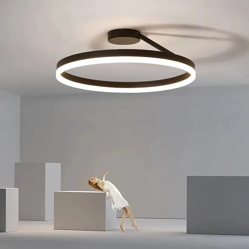 Arisha Modern Circle Flush Mount Ceiling Light Bedroom