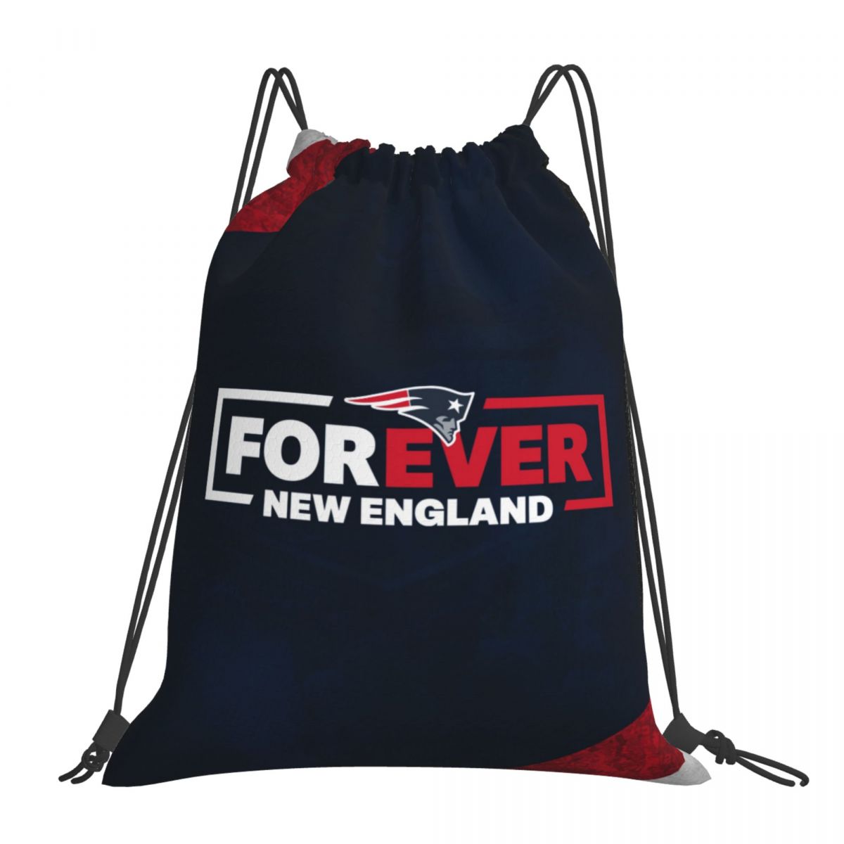 New England Patriots Forever New England Foldable Sports Gym Drawstring Bag