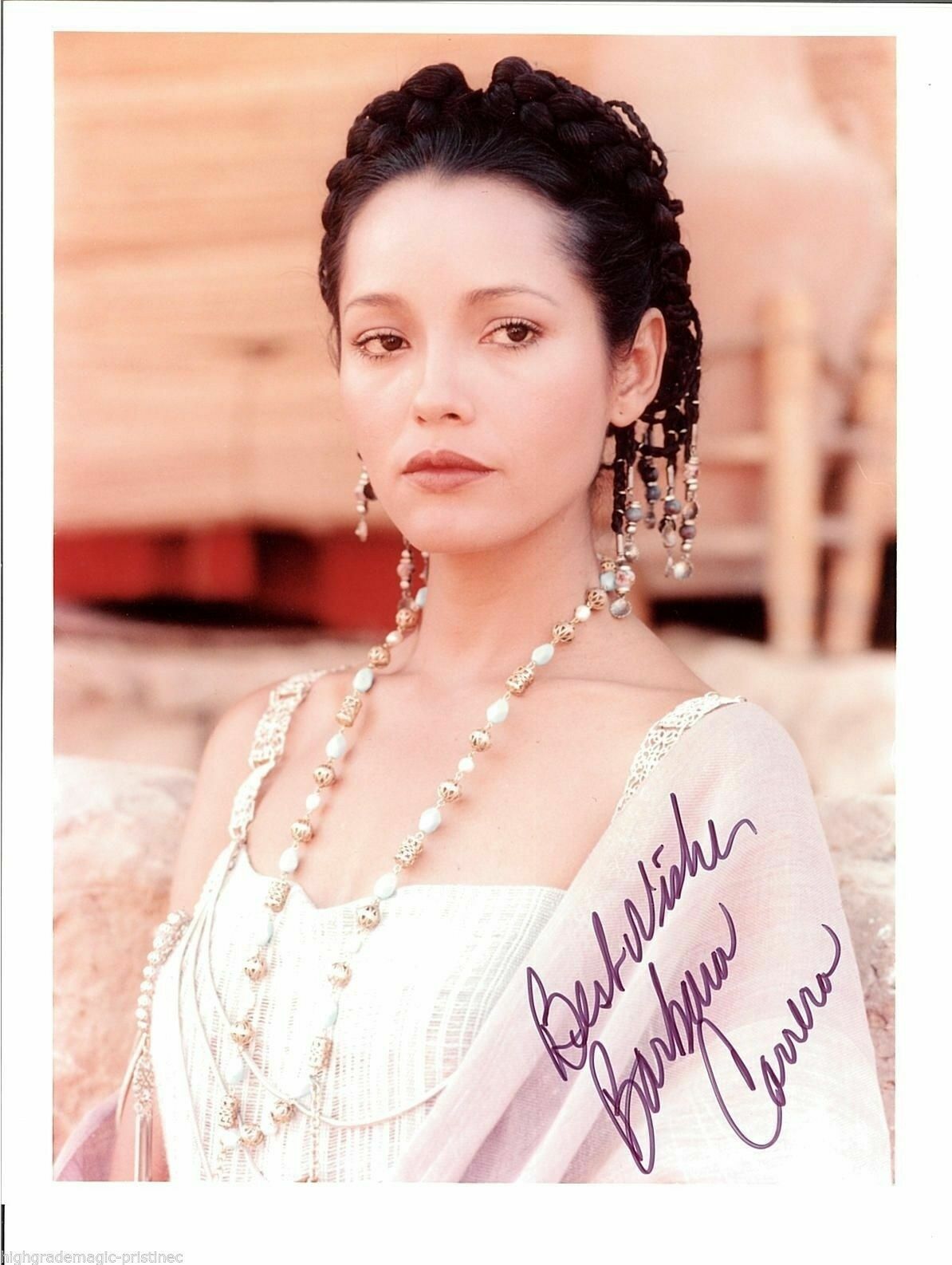 BARBARA CARRERA BOND GIRL SIGNED 8X10 JSA AUTHENTICATED COA JSA #N38776