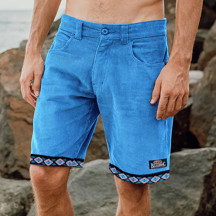 Vintage Men's Billabong Print Surf Shorts Holiday Casual Beach Shorts 0d7c