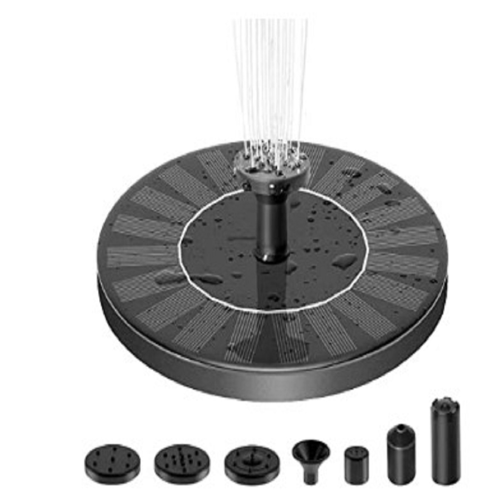 

New accessories solar round fountain gardening solar fountain pump, 501 Original