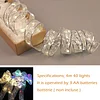Christmas Tree Decoration LED Ribbon String Light / 4m 40LEDs