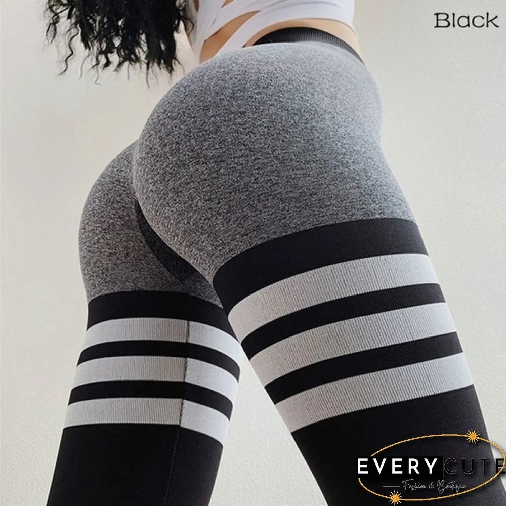 New Women's Sports Yoga Pants Gym High Waist Leggings Running Tights Fitness Leggings Sportswear