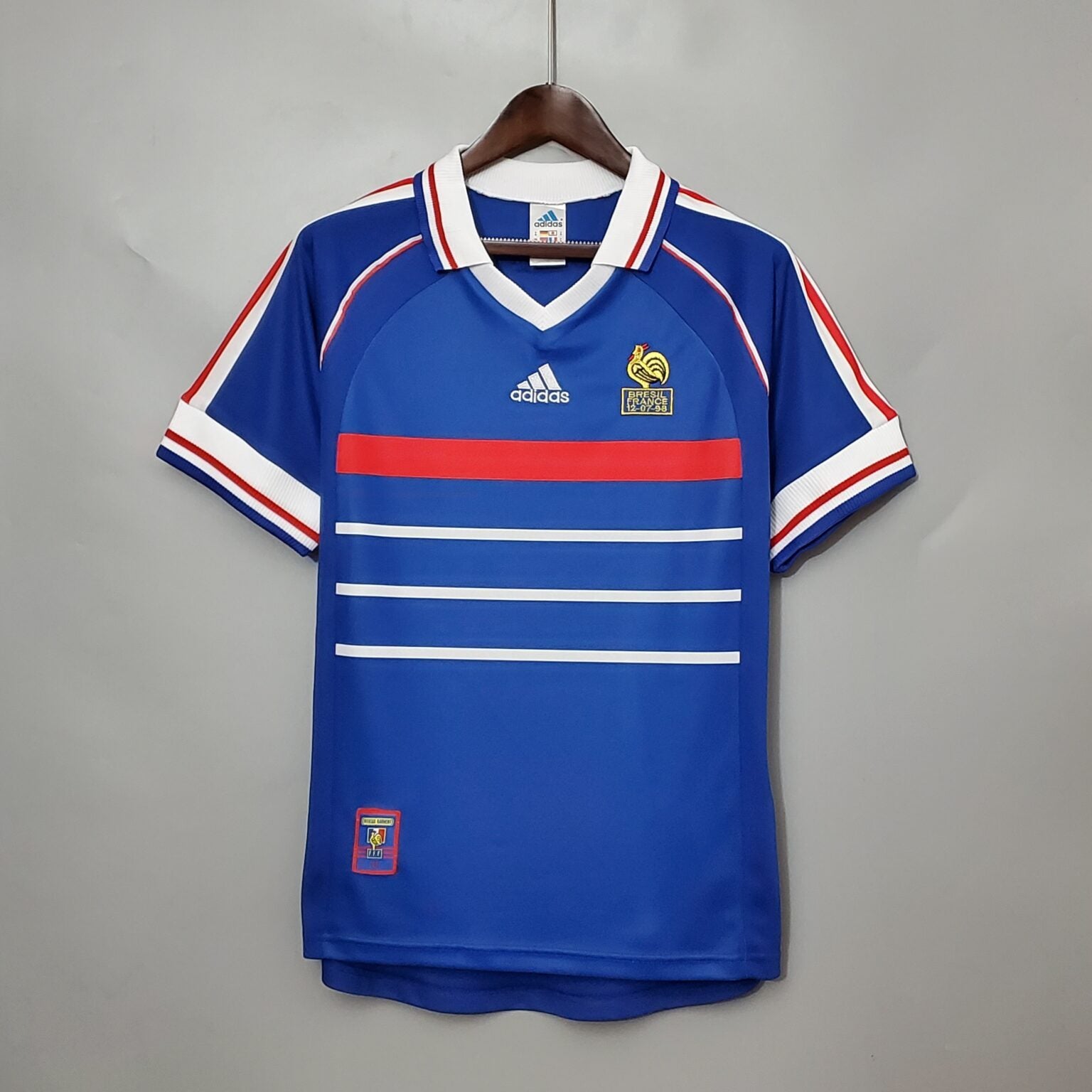 FRANCE MAILLOT RÉTRO 1998 Maillot De Fou, site maillot de foot pas cher