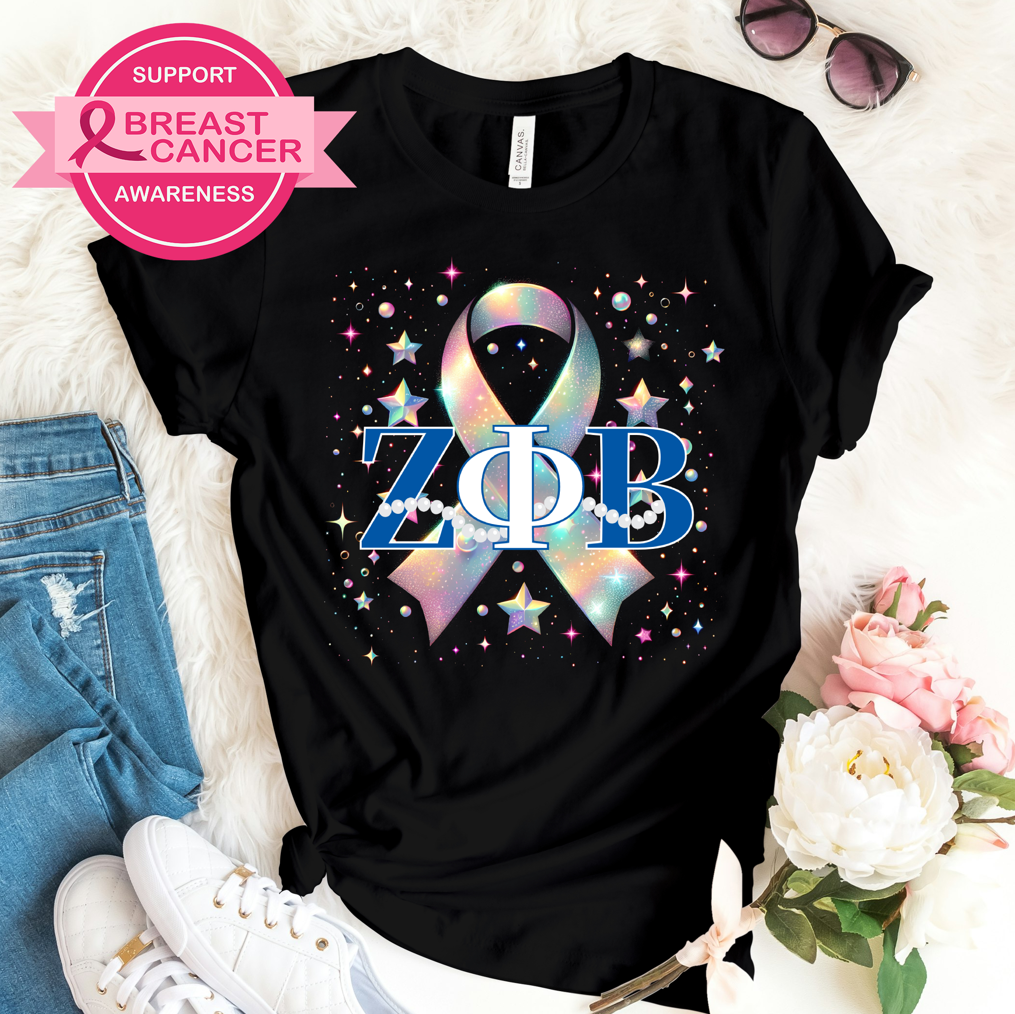 ZETA Breast Cancer Awareness T-Shirt