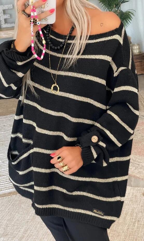Casual Loose Striped Sweater
