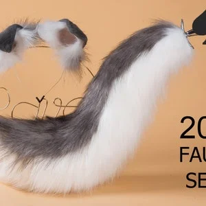 pornhint Pornhint puppy ear and tail plug set Shiba Inu dog ear and tail buttplug puppy tail plug and ear set petplay anime cosplay Halloween gift -mature