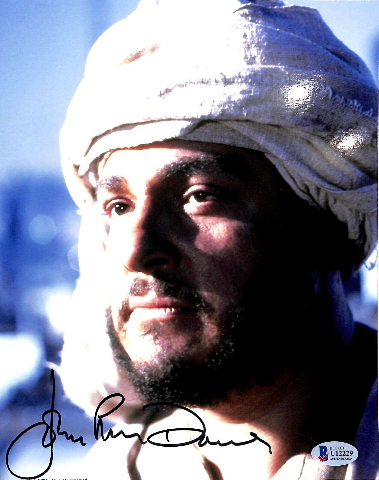 JOHN RHYS-DAVIES Signed 8x10 Photo Poster painting RAIDERS OF THE LOST ARK