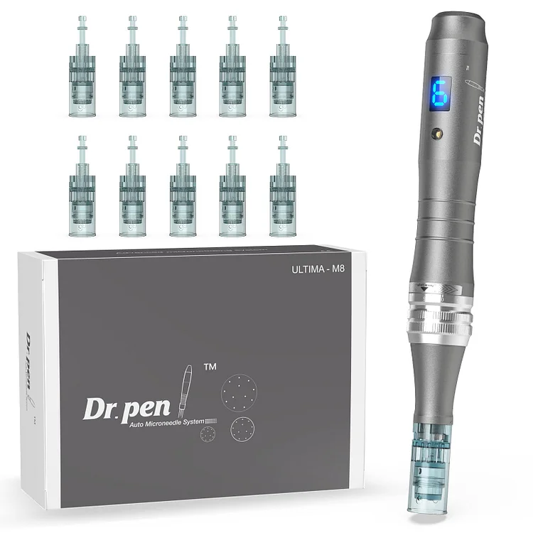 Dr. Pen M8 Microneedling Pen with 12 Cartridges