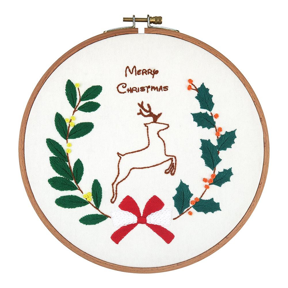 

deer - 14CT Stamped Cross Stitch - 33*33cm, 501 Original