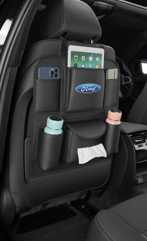 Car seat back storage bag