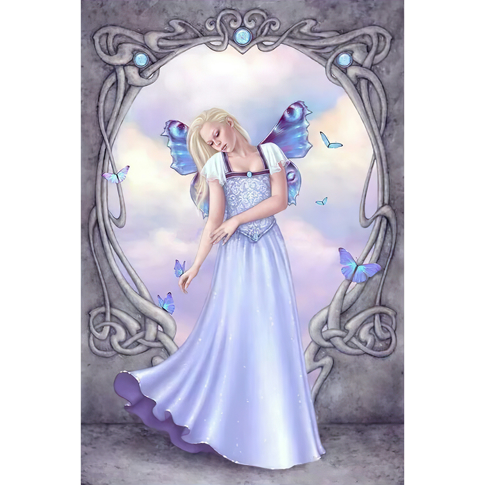 

Butterfly Angel-Round Drill Diamond Painting-35*50CM, 501 Original