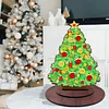 Wooden Desktop Diamond Art Kits Xmas Tree Diamond Painting Desktop Ornaments Kit
