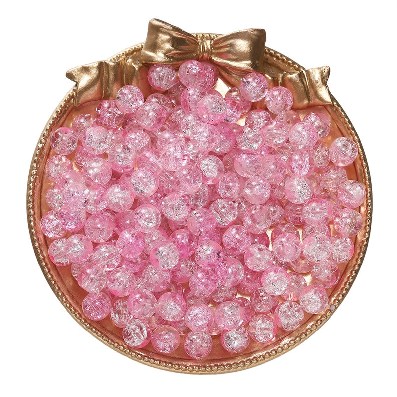 50 PCS/Package Diameter 10mm Diameter 4mm Diameter 8mm Glass Solid Color Jewelry Accessories