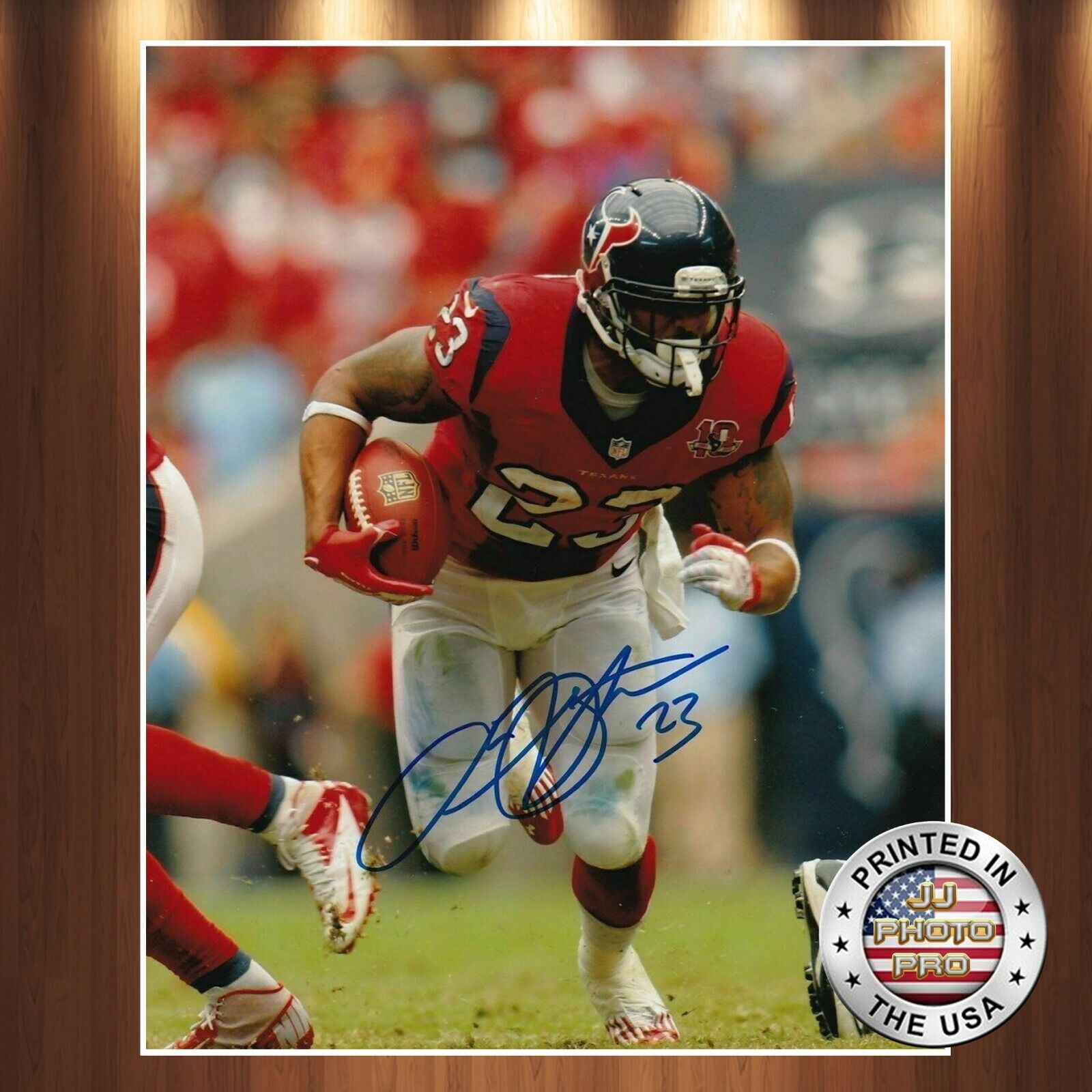 Arian Foster Autographed Signed 8x10 Photo Poster painting (Texans) REPRINT